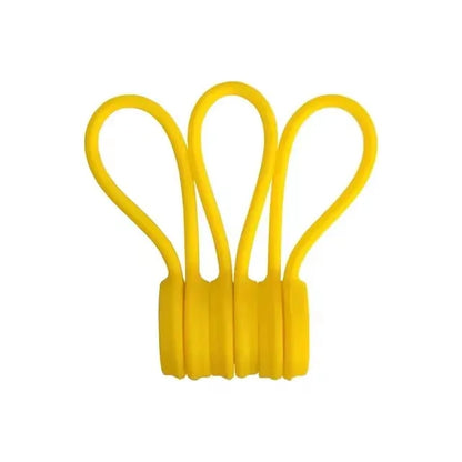 Reusable magnetic cable ties 