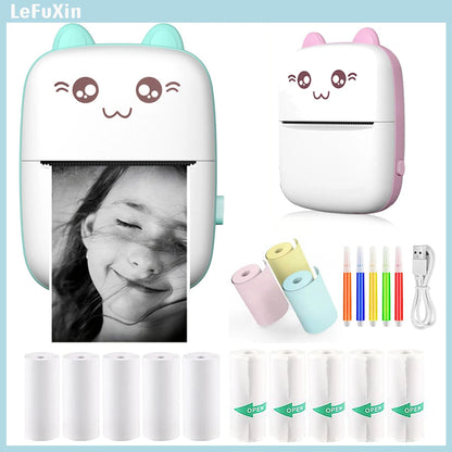 Mini Imprimante Bluetooth Thermique chaton