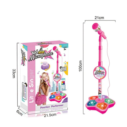 Karaoke Microphone with Stand for Kids 