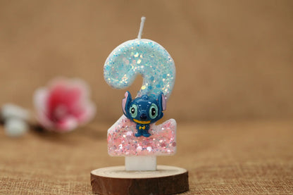 Stitch Birthday Candle 
