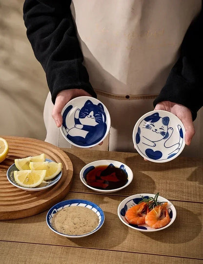 Small Japanese-style plates 