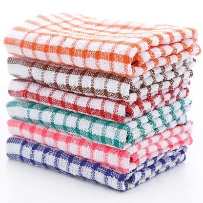 Set of 6 cotton kitchen towels 