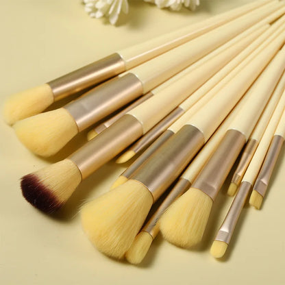 Ensemble de 13 Pinceaux de Maquillage tout doux