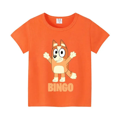 Tee-Shirt à Manches Courtes Bluey