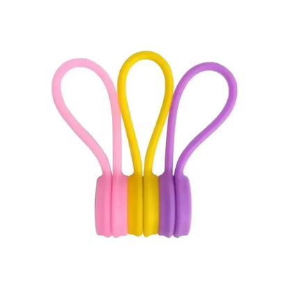 Reusable magnetic cable ties 