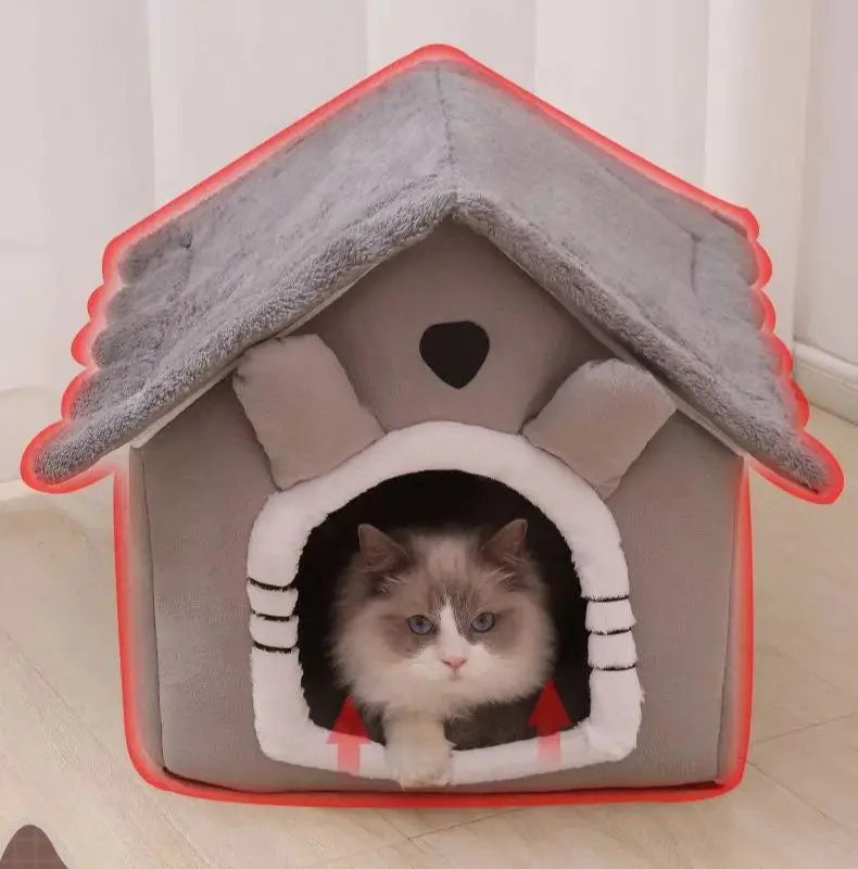 Comfortable indoor dog and cat kennel