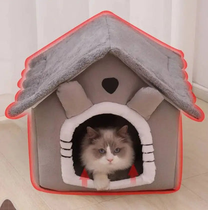 Comfortable indoor dog and cat kennel