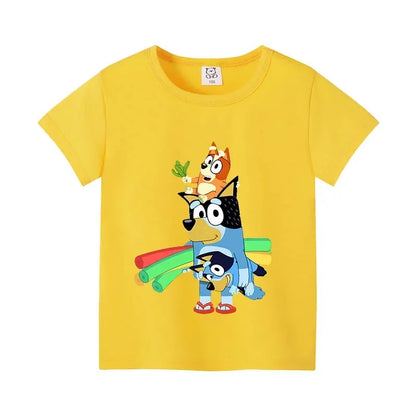 Tee-Shirt à Manches Courtes Bluey