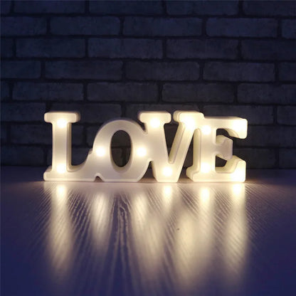 LOVE or Heart LED light decoration 