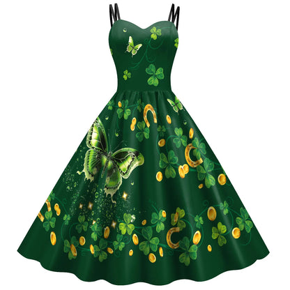Saint Patrick's Day Women's Evening Dress 
