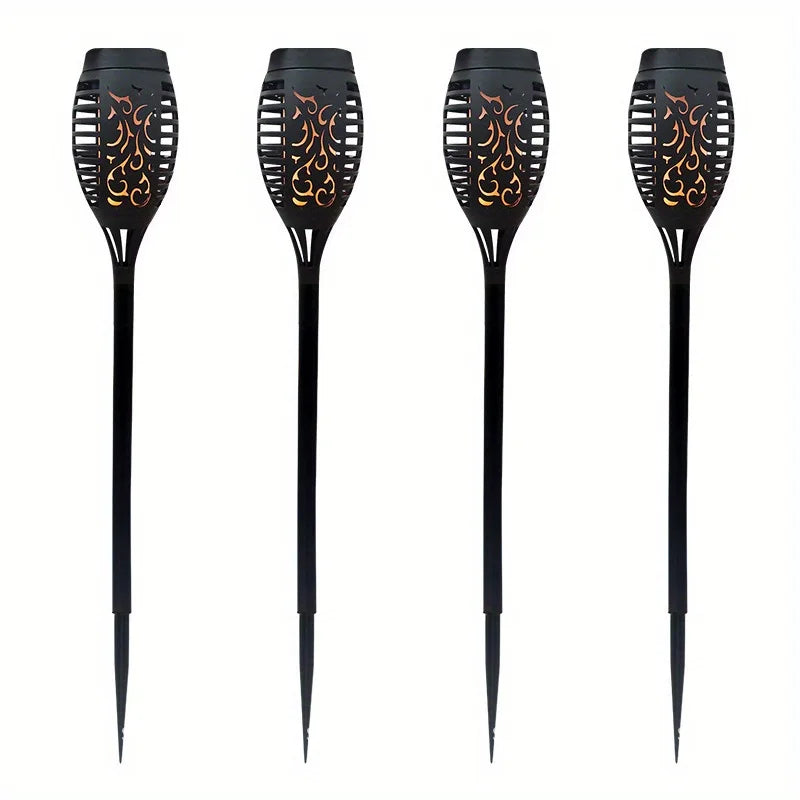 LED solar flame imitation lamp