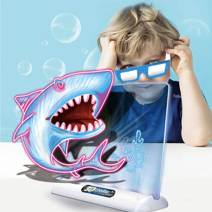 3D Magic Drawing Board LED Light 