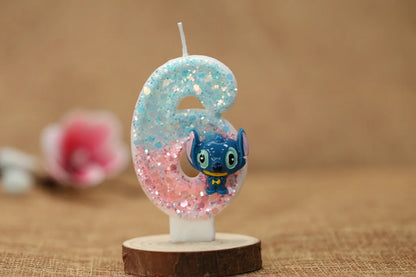 Stitch Birthday Candle 