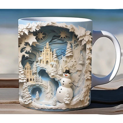 3D effect animal mug 