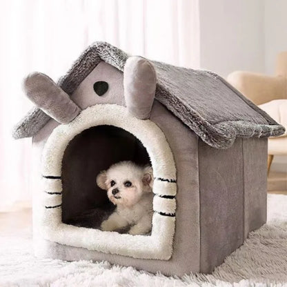 Comfortable indoor dog and cat kennel