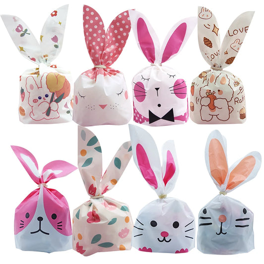 Lots of Plastic Cookie or Candy Bags for Easter Party 