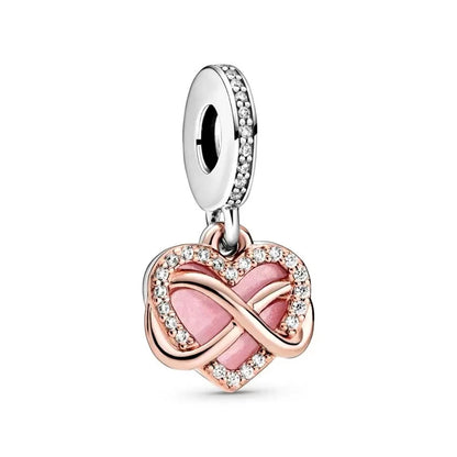 Charms Série Rose en Argent 925