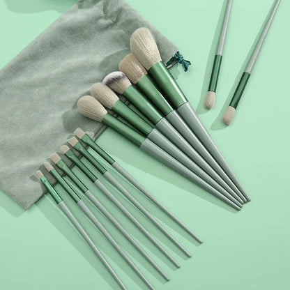 Ensemble de 13 Pinceaux de Maquillage tout doux