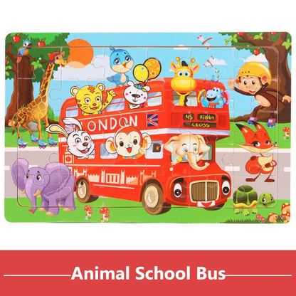 Puzzles en Bois 12 ou 30 Pièces pour Enfant