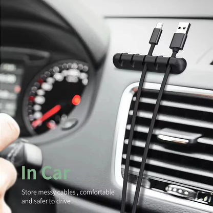 Adhesive USB Cable Organizer