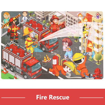 Puzzles en Bois 12 ou 30 Pièces pour Enfant