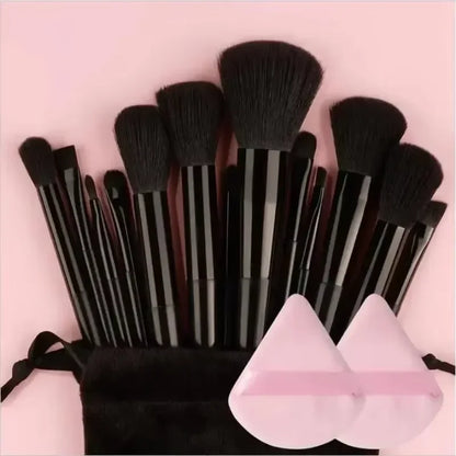 Ensemble de 13 Pinceaux de Maquillage tout doux
