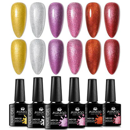 Lot de 6 Vernis à Ongles Gel