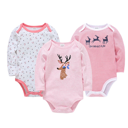 Baby girl/boy bodysuits in packs of 3/6 pieces 