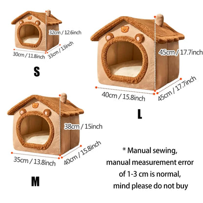 Comfortable indoor dog and cat kennel