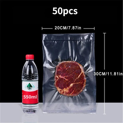 Sachets pour Machine de mise Sous Vide/Scelleuse en lot de 50PCS