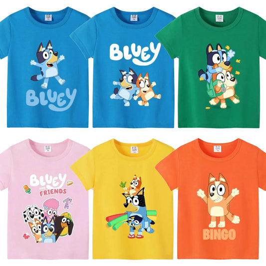 Tee-Shirt à Manches Courtes Bluey