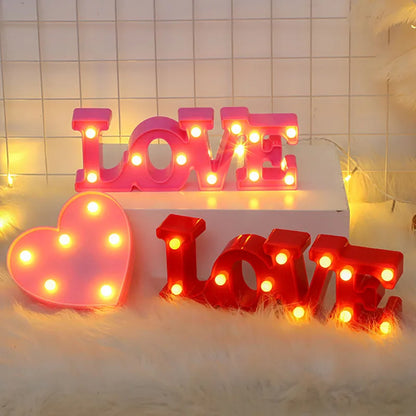 LOVE or Heart LED light decoration 