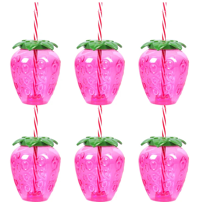 Gobelets hawaïen Ananas Noix de coco Fraise