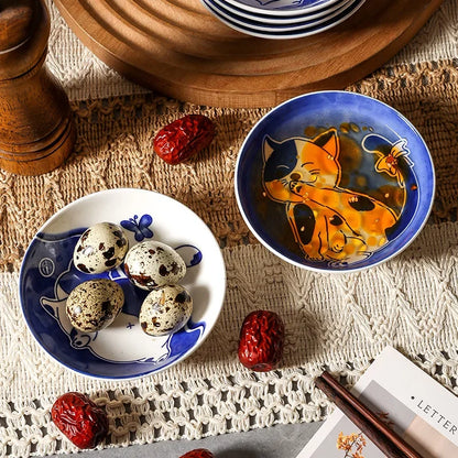 Small Japanese-style plates 