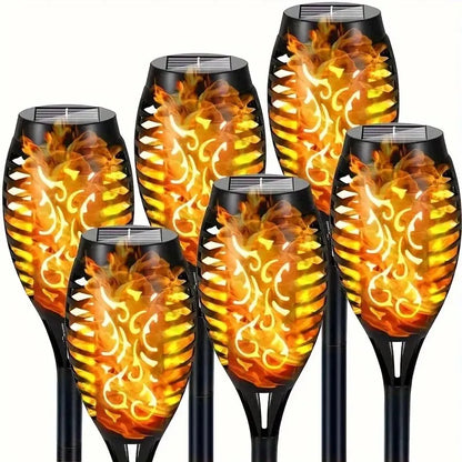 LED solar flame imitation lamp