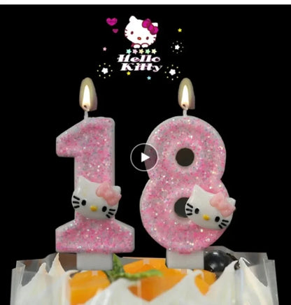 Hello Kitty Birthday Candles