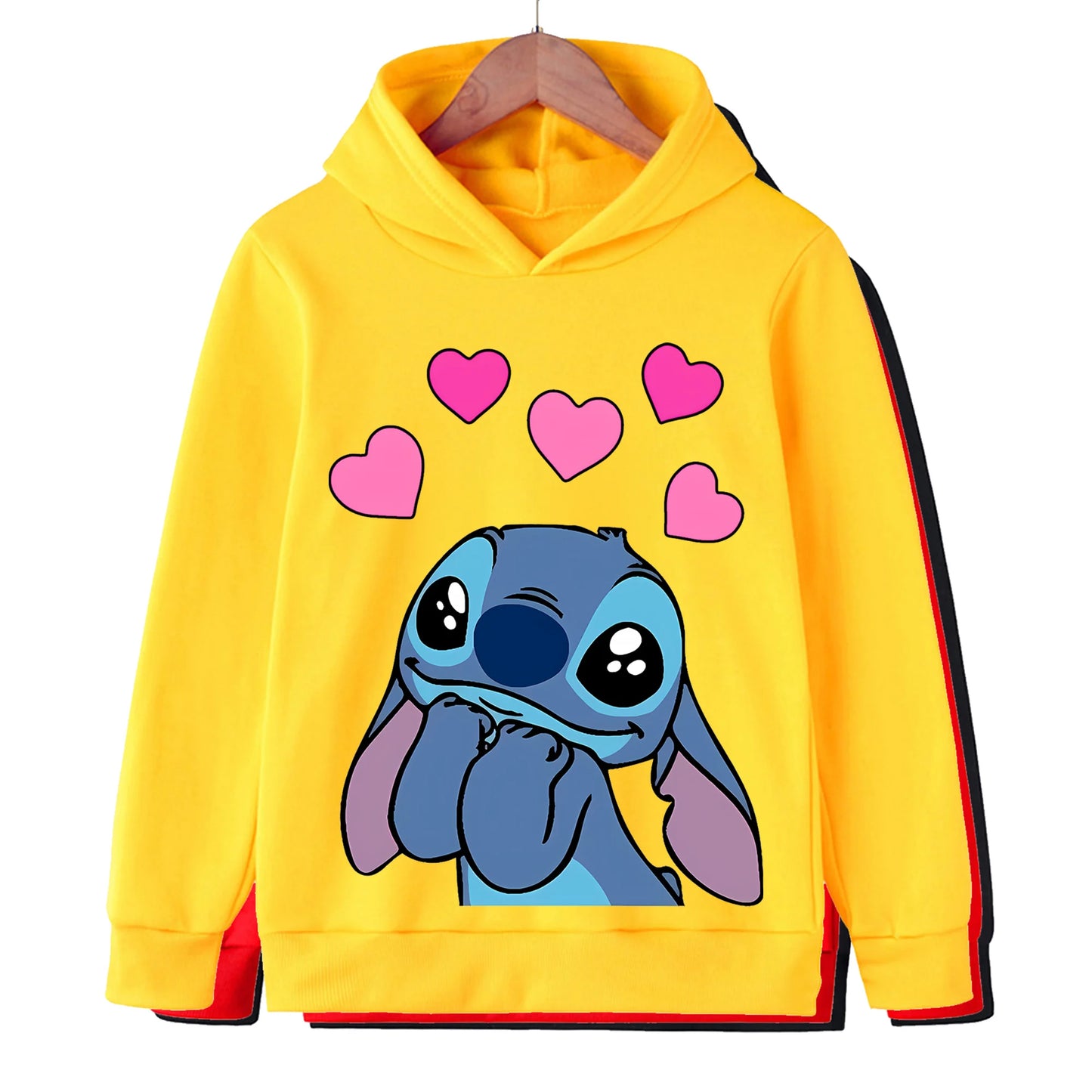 Ensemble Sweat à Capuche et Pantalon Stitch (divers coloris)