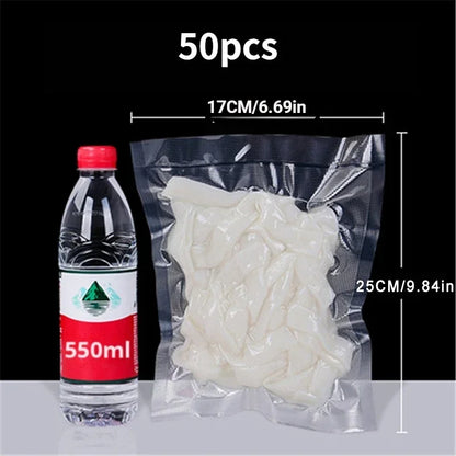 Sachets pour Machine de mise Sous Vide/Scelleuse en lot de 50PCS