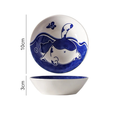 Small Japanese-style plates 