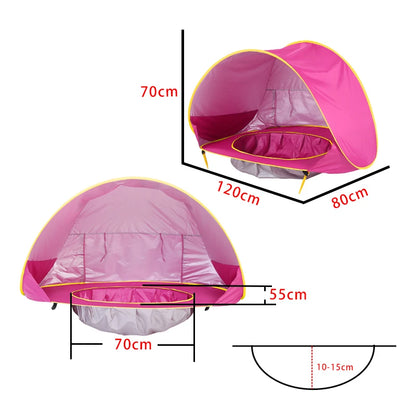 Tente de Plage pour Bébé, Protection UV