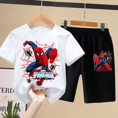 Ensemble T-shirts et Short Spiderman