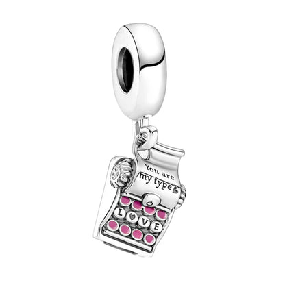 Charms Série Rose en Argent 925