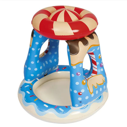 Inflatable parasol pools for children