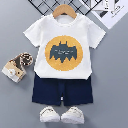 Baby casual summer shorts/tank top sets 