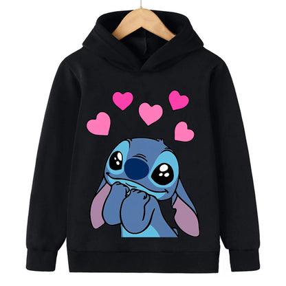 Ensemble Sweat à Capuche et Pantalon Stitch (divers coloris)