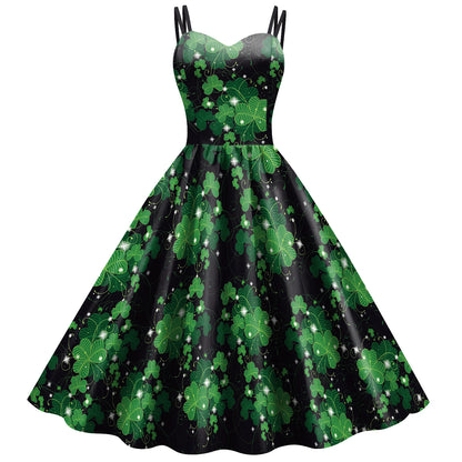 Saint Patrick's Day Women's Evening Dress 