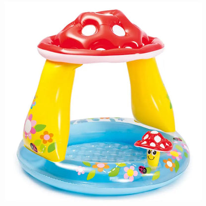 Inflatable parasol pools for children