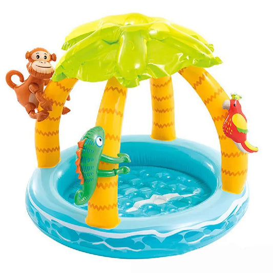 Inflatable parasol pools for children