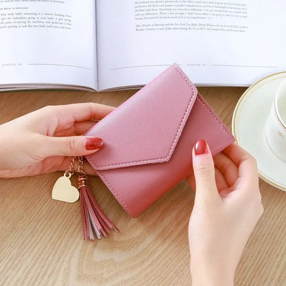 Heart keychain purse 
