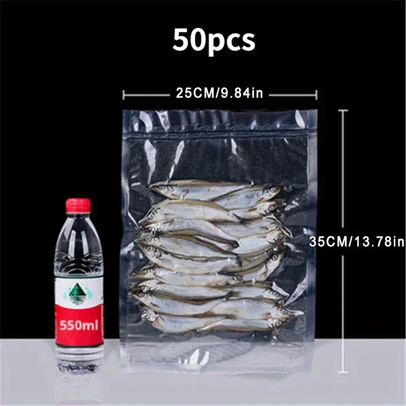 Sachets pour Machine de mise Sous Vide/Scelleuse en lot de 50PCS